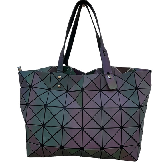Issey Miyake Handbags - BAO BAO ISSEY MIYAKE Holographic PVC Prism Tote Bag